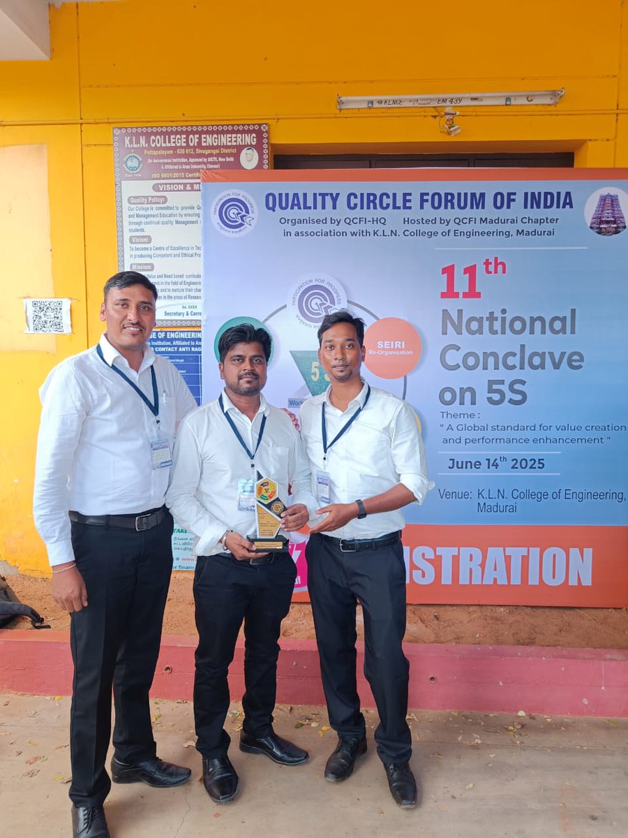 👏 Proud moment for BSL!
All 14 of our teams showcased their excellence at the National Conclave by QCFI in Madurai today, focused on the 5-S Workplace System.

🏆 11 Teams won Par Excellence Awards
🥈 3 Teams won Excellence Awards

Congratulations to all our champions! 💪