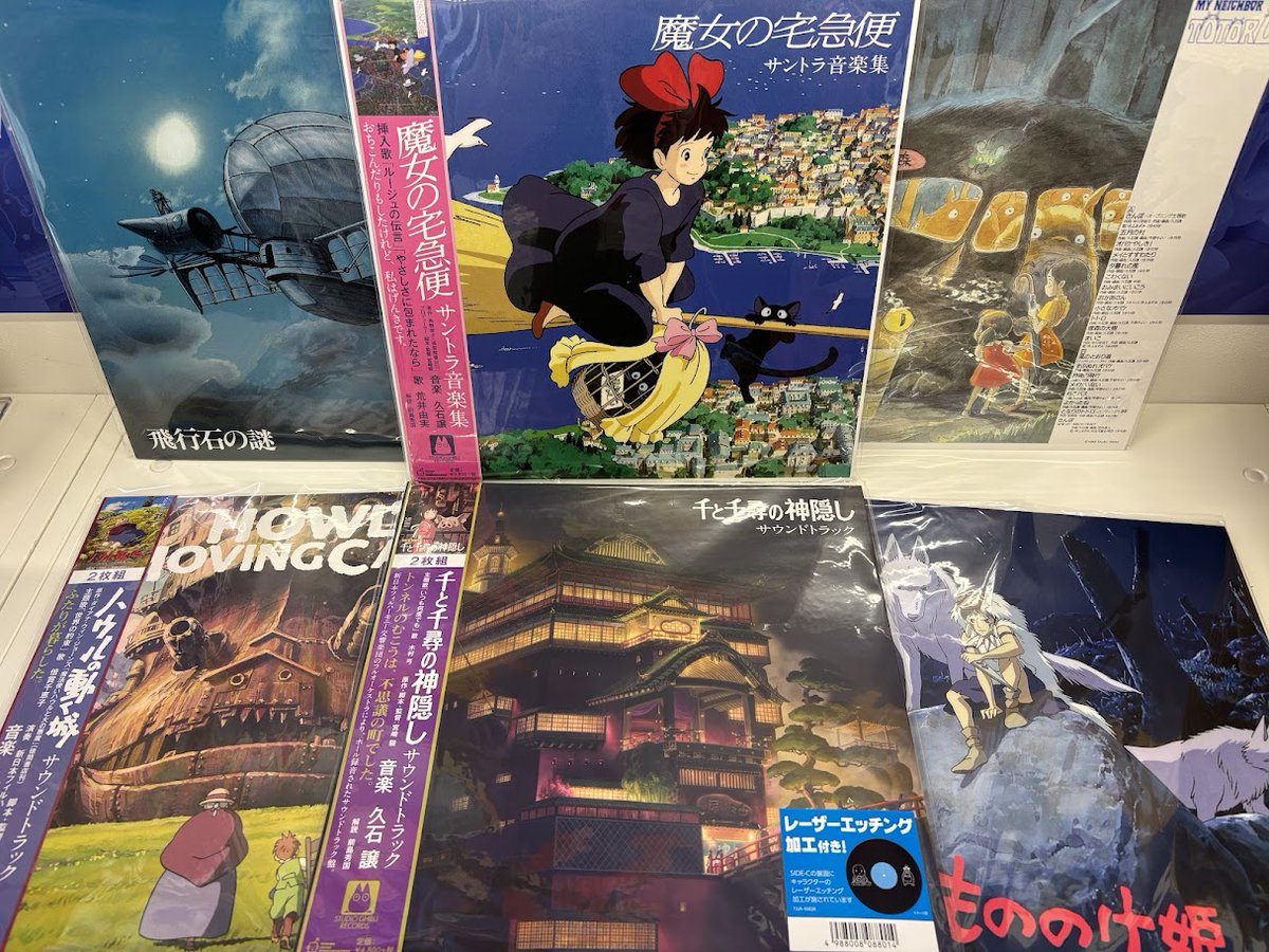 DVD となりのトトロ＆魔女の宅急便＆千と千尋の神隠し＆紅