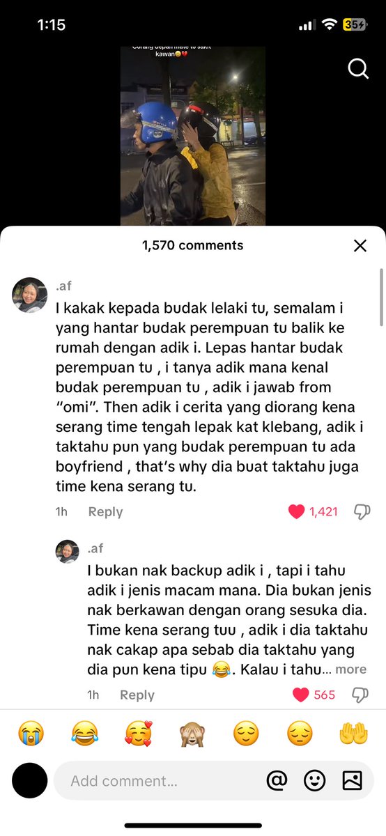 aisarroses's tweet photo. lagi dan lagi kes perempuan curang ? kalau dah ada partner tu cuba jujur ?jangan nak berkawan dengan lelaki lain la . kesian lelaki tu tau tau kena serang. dia pon taktahu perempuan tu dah ada bf. https://t.co/hCb8Wei4Sf
