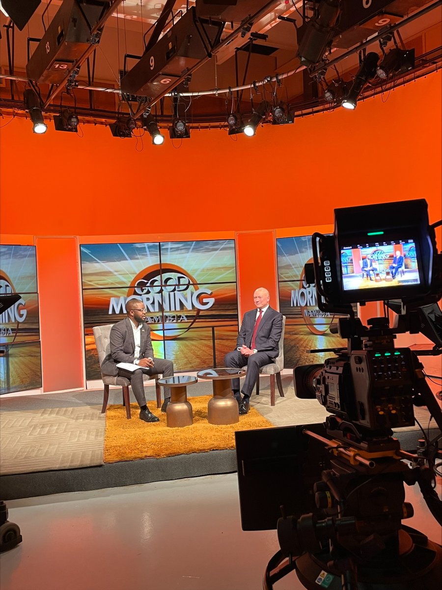 An informative discussion on Good Morning Namibia with British High Commissioner Neil Bradley, unpacking the Commonwealth Trade Ministers Meeting and the Commonwealth Business Summit being held in Windhoek this week. 

🇬🇧🇳🇦
#GoFarGoTogether #CTMM2025