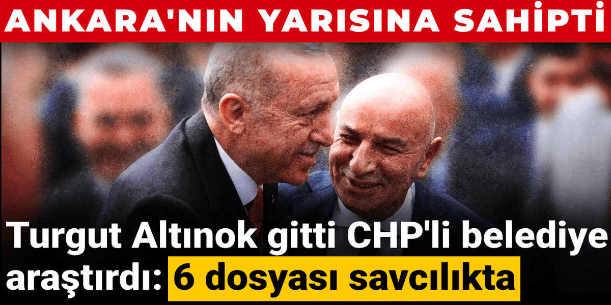 Ankara'nın yarısına sahipti: Turgut Altınok gitti CHP'li belediye araştırdı, 6 dosyası savcılıkta

halktv.com.tr/gundem/ankaran…