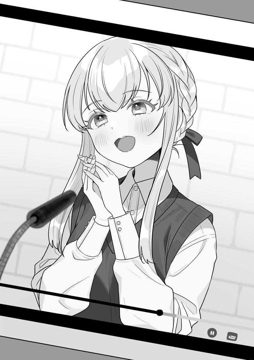 /／
『#声優ラジオのウラオモテ ＃13』　
　　　挿絵公開❣
\＼

由美子「……すんごい、かわいいな……」
千佳「えぇ。かわいい」

▶#電撃文庫 より7月10日発売！
amazon.co.jp/dp/4049164655/