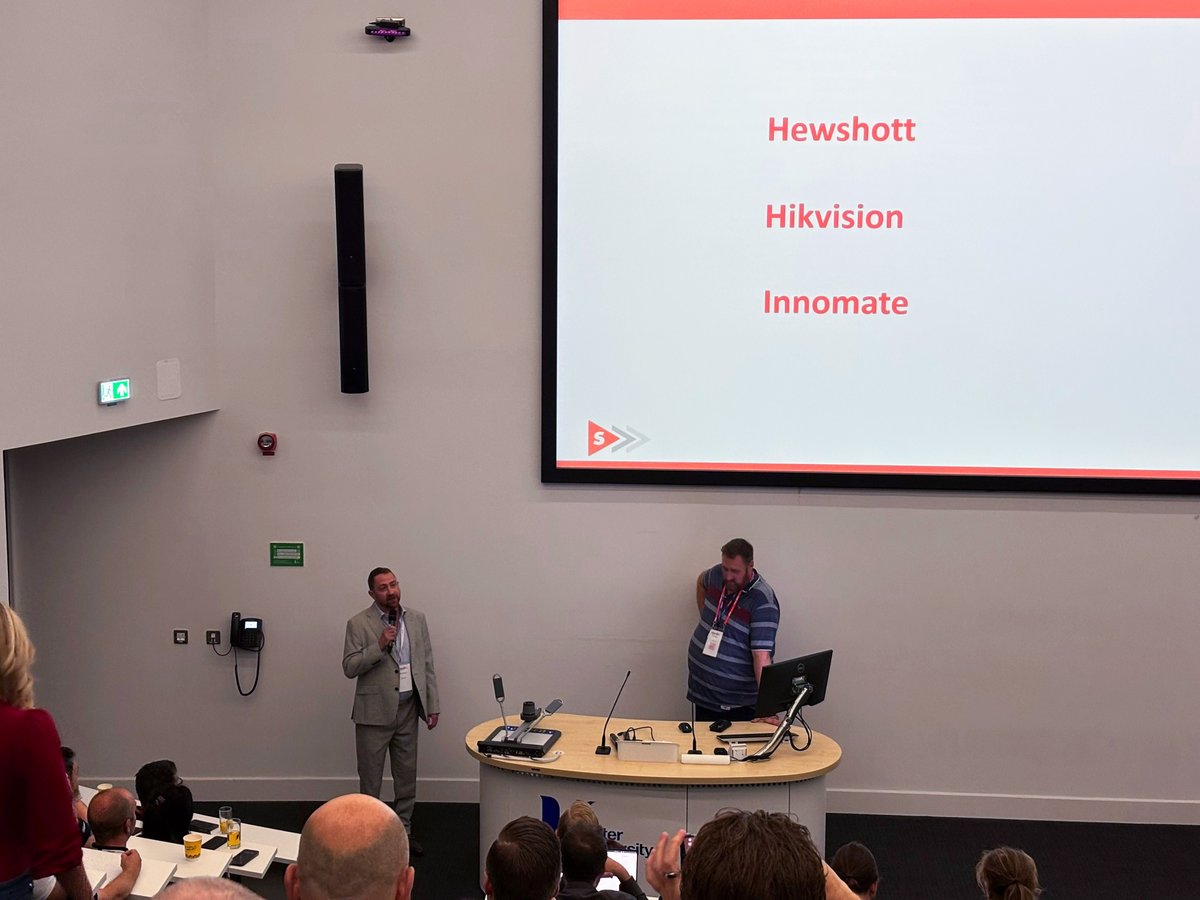 We're delighted to be at the <a href="/schomsinfo/">schoms</a> Conference today at <a href="/UlsterUni/">Ulster University</a>!

Drop by our stand where we're talking all things AV and showcasing the latest display solutions from <a href="/iiyamaCo/">iiyama</a>. A big thanks to Lewis Clifford and iiyama for joining us.

#GVforAV