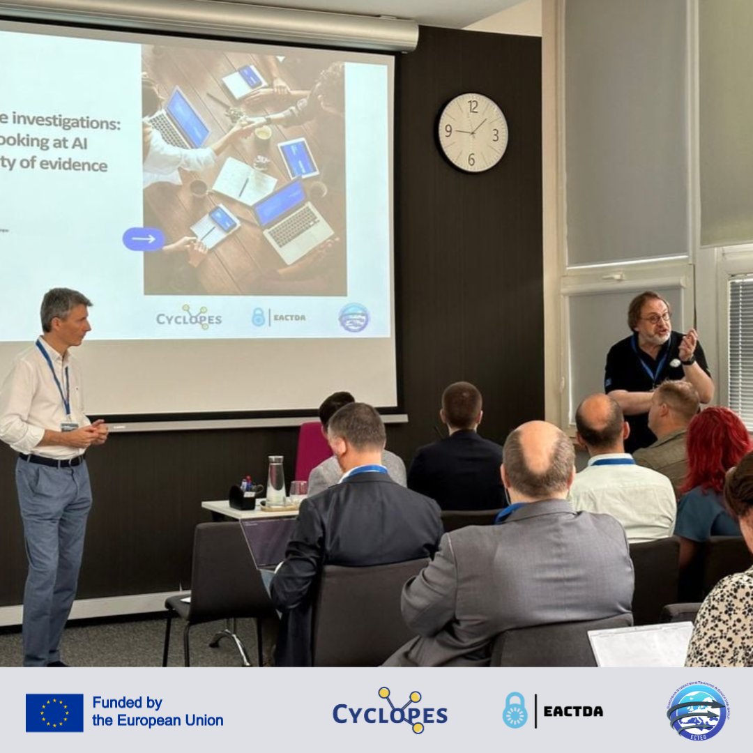 ECTEG ๐ช๐บ (@ecteg) on Twitter photo ๐ต๐ฑ Day 1 of the Joint Event organised in cooperation with <a href="/EACTDA_Official/">EACTDA</a>, <a href="/ProjectCyclopes/">Cybercrime Law Enforcement Practitioners' Network</a> + the support of <a href="/EC3Europol/">EC3</a>!
๐ฉ๐ฝโ๐ป#Cybercrime combatting #LEA professionals from across ๐ช๐บ are gathered to tackle Artificial Intelligence in Investigations, exploring the future of #AI in ๐ต๐ฑ Day 1 of the Joint Event organised in cooperation with <a href="/EACTDA_Official/">EACTDA</a>, <a href="/ProjectCyclopes/">Cybercrime Law Enforcement Practitioners' Network</a> + the support of <a href="/EC3Europol/">EC3</a>!
๐ฉ๐ฝโ๐ป#Cybercrime combatting #LEA professionals from across ๐ช๐บ are gathered to tackle Artificial Intelligence in Investigations, exploring the future of #AI in