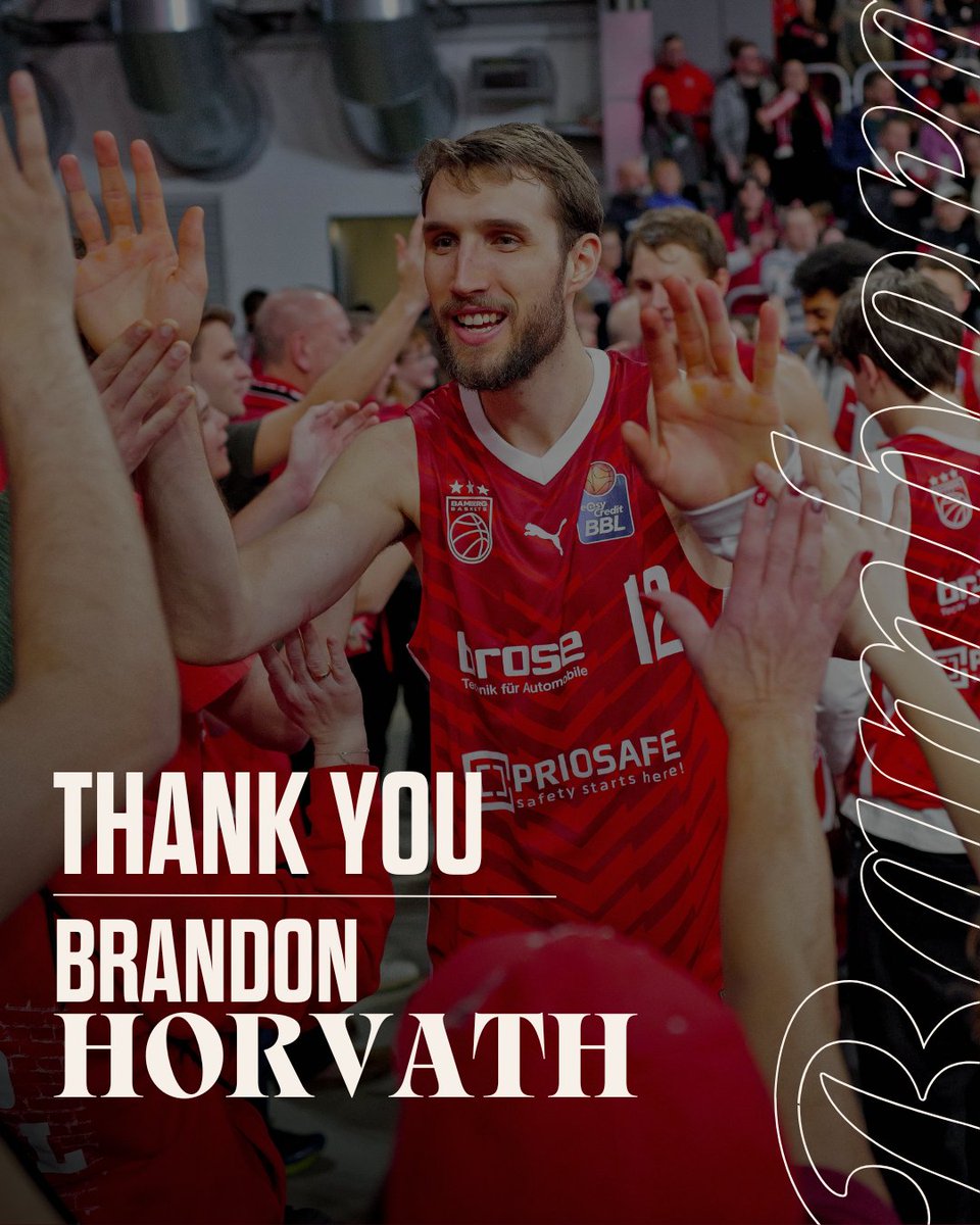 Thank you, Brandon! ❤️

Brandon Horvath wird in der kommenden Spielzeit nicht mehr Teil unseres Teams sein.

Wir sagen DANKE und wünschen ihm auf seinem weiteren Weg sportlich wie persönlich nur das Beste! 🍀