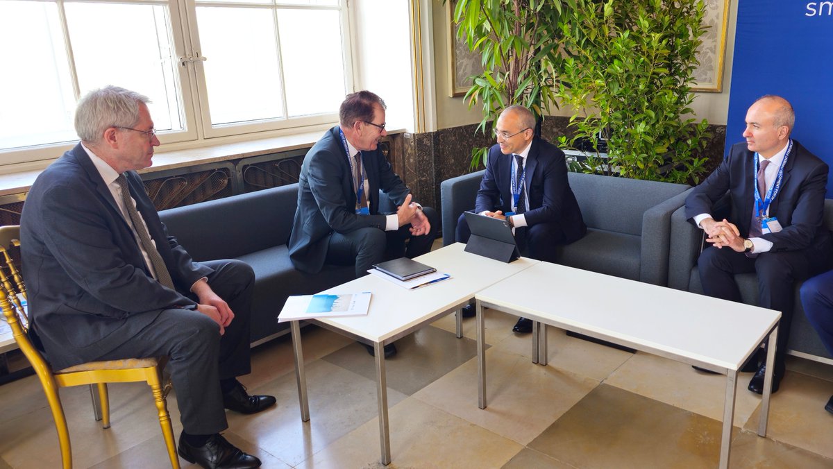 Mikayil Jabbarov (@mikayiljabbarov) on Twitter photo During our meeting with H.E. Gerd Müller (<a href="/DGgerdmueller/">Gerd Müller</a>), Director General of the United Nations Industrial Development Organization (<a href="/UNIDO/">UNIDO</a>), held within the framework of the OPEC Fund Development (<a href="/TheOPECFund/">The OPEC Fund for International Development</a>) Forum, we underscored the significance of #Azerbaijan’s During our meeting with H.E. Gerd Müller (<a href="/DGgerdmueller/">Gerd Müller</a>), Director General of the United Nations Industrial Development Organization (<a href="/UNIDO/">UNIDO</a>), held within the framework of the OPEC Fund Development (<a href="/TheOPECFund/">The OPEC Fund for International Development</a>) Forum, we underscored the significance of #Azerbaijan’s