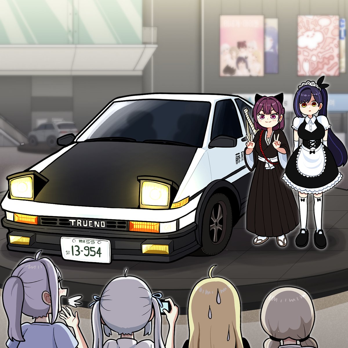 M0ZRC37's tweet image. 그저 AE86을 그리고 싶었는데....요....😅
#이세계아이돌 #릴파 #주르르 #일러스트 #그림 #イラスト #drawing #illustration #illust #art