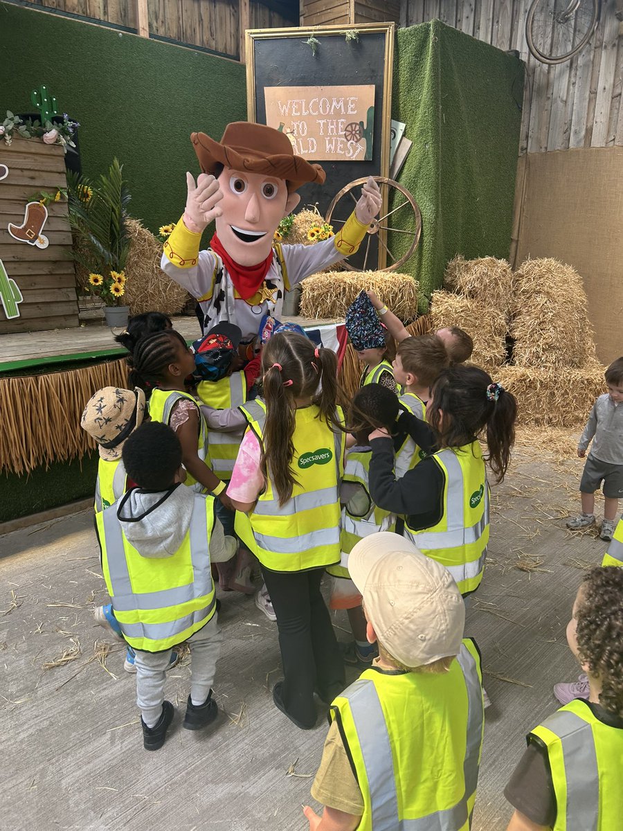 We even met Woody from Toy Story on the farm…