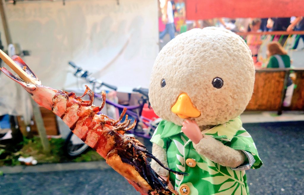 このまえの おやすみに つきじししまつり いてきました えび かてもらえて うれしかたです
#東京トガリ #バーレプリ #つきじ獅子祭