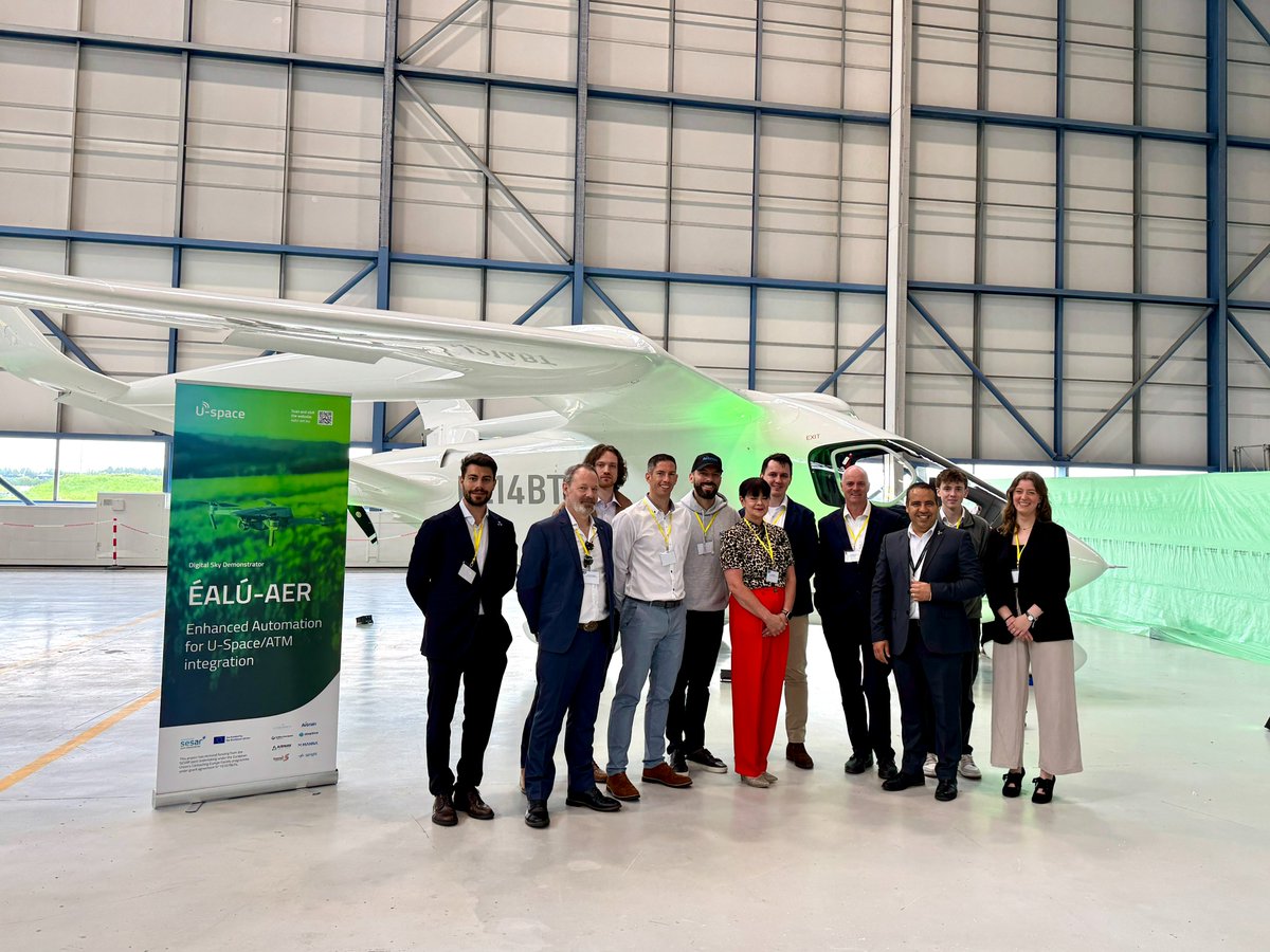 🎉 ÉALÚ-AER Supports Ireland’s First All-Electric Flight and Advances #EVTOL Integration!

The team was proud to support the recent demonstration flight by BETA Technologies at Shannon Airport.

Read the news to know more➡️research.dblue.it/ealu-aer/2025/…