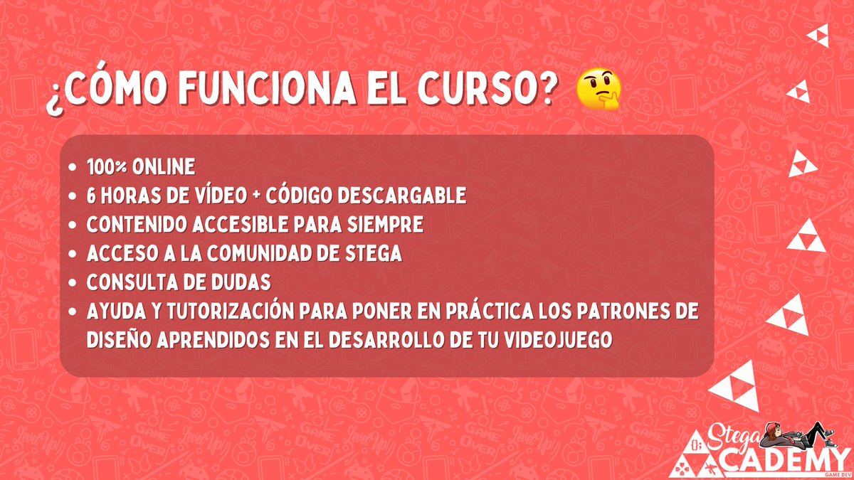 ElenaImagineer's tweet image. Gente bonita del multiverso! Ya está disponible mi nuevo curso🤩

🚀 Curso de Patrones de Diseño para Videojuegos con Unity 🚀

⭐️Online
⭐️Contenido disponible para siempre
⭐️Ayuda y tutorización para poner en práctica los patrones de diseño aprendidos

👇
stegaacademy.es/patrones/