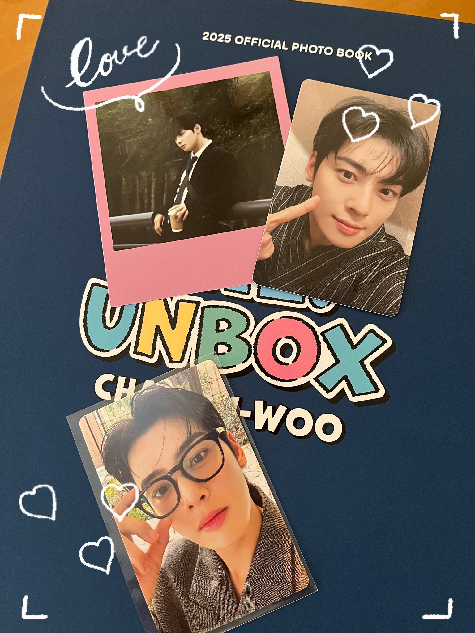 2025 チャウヌ　オフィシャルフォトブック　ME : UNBOX 公式 BOX CHA EUN WOO - 2025 OFFICIAL PHOTOBOOK Me Unbox with VERDY
