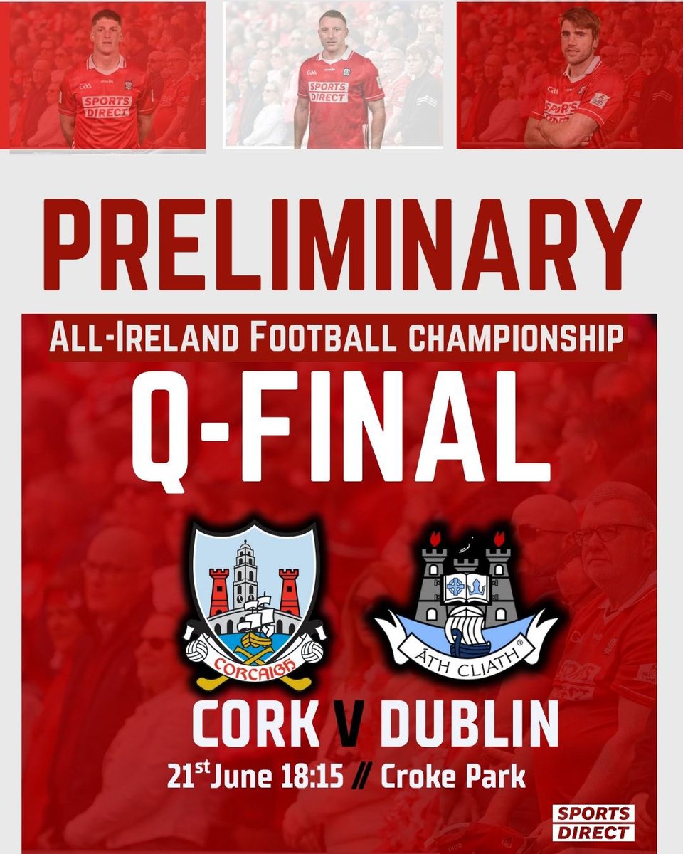 It’s another giveaway here @simplysuits . 

We have a pair of Hogan stand tickets up for grabs for the big clash  <a href="/OfficialCorkGAA/">Cork GAA</a> V <a href="/DubGAAOfficial/">Dublin GAA</a>. 

 Comment “Simply Suits” and retweet this post. 

Winner will be announced Thursday at 6pm. 

Limerick v Dublin also playing😀