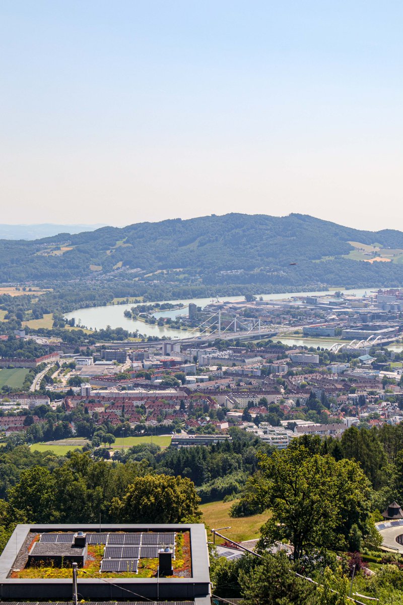 Hopped on the tram from Linz up to Pöstlingberg. What a view! 😍 Austria is so spectacular, especially in the summer! <a href="/Austria_UK/">Austria_UK</a> #DiscoverUpperAustria #VisitLinz ad