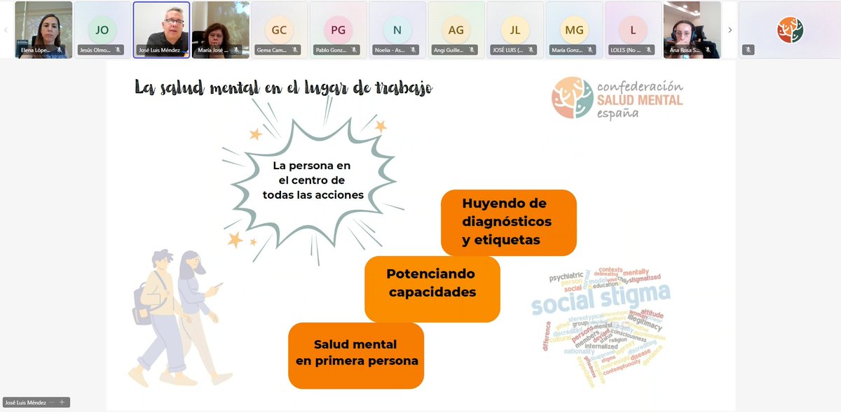 consaludmental's tweet photo. 👩‍💻📚Ayer, @Mendix76, técnico de Información y Formación de #SaludMentalEspaña, impartió una charla sobre #SaludMental en el trabajo, con un enfoque de derechos y apoyo psicosocial, en el marco de LAB IMPULSA, un espacio promovido por @IMPULSAIGUALDAD https://t.co/V1CvZ246YQ