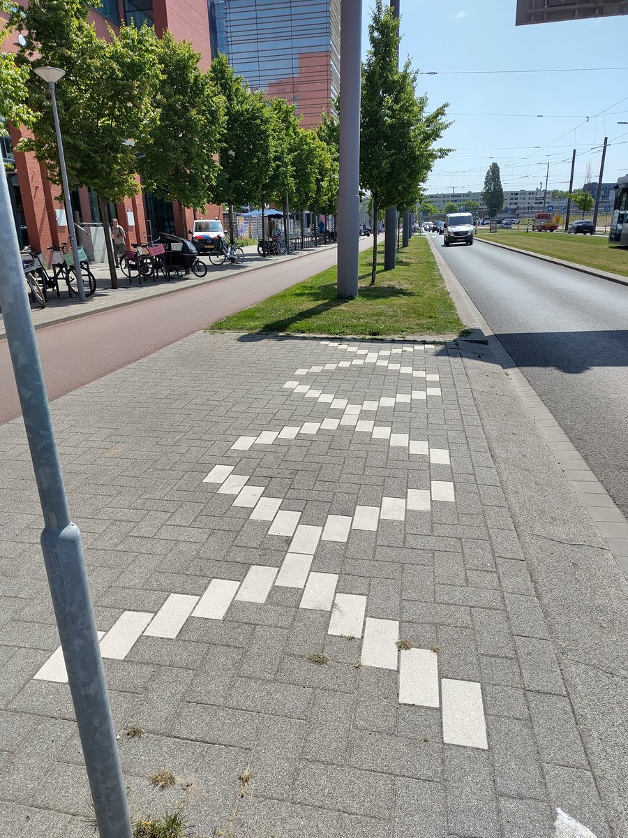 Geintje van stratenmaker uit #Amsterdam in #Rotterdam Posthumalaan?