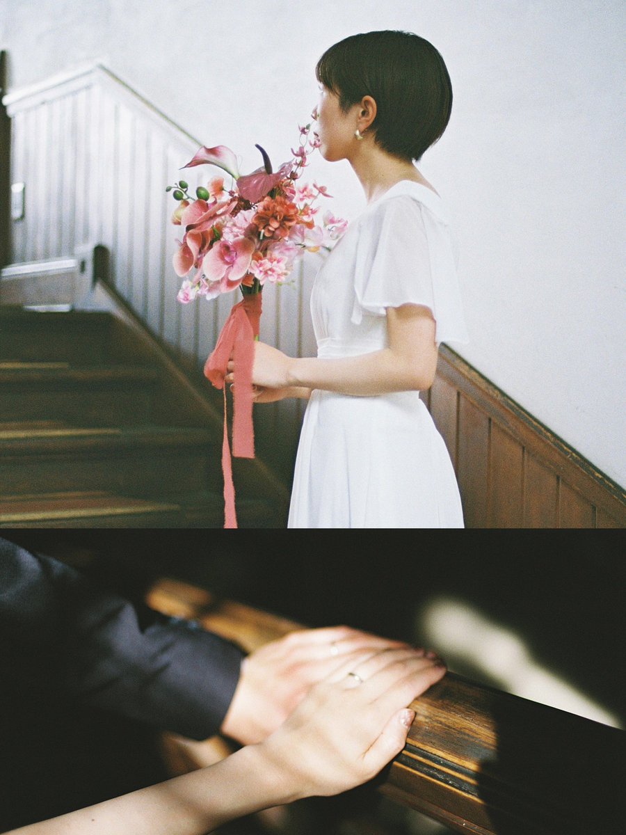 ウェディングフォトをフィルムで撮ってもらうという憧れが叶った💐