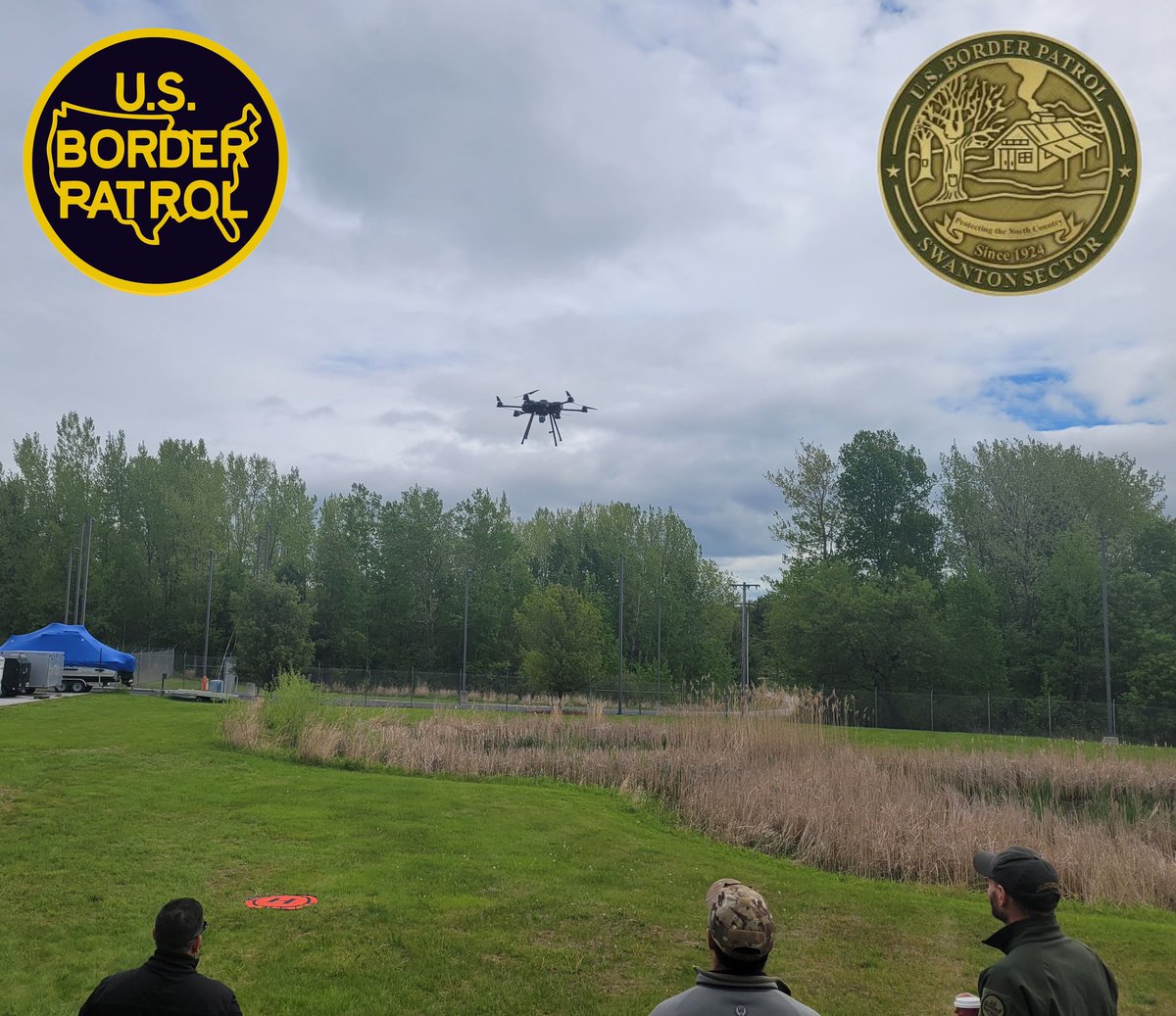 Recently, Border Patrol Agents from across Swanton sector attended training on the operation of a new unmanned aircraft platform. Agents use this technology to assist in the apprehension and rescue of subjects who have entered the country Illegally or have become lost in the