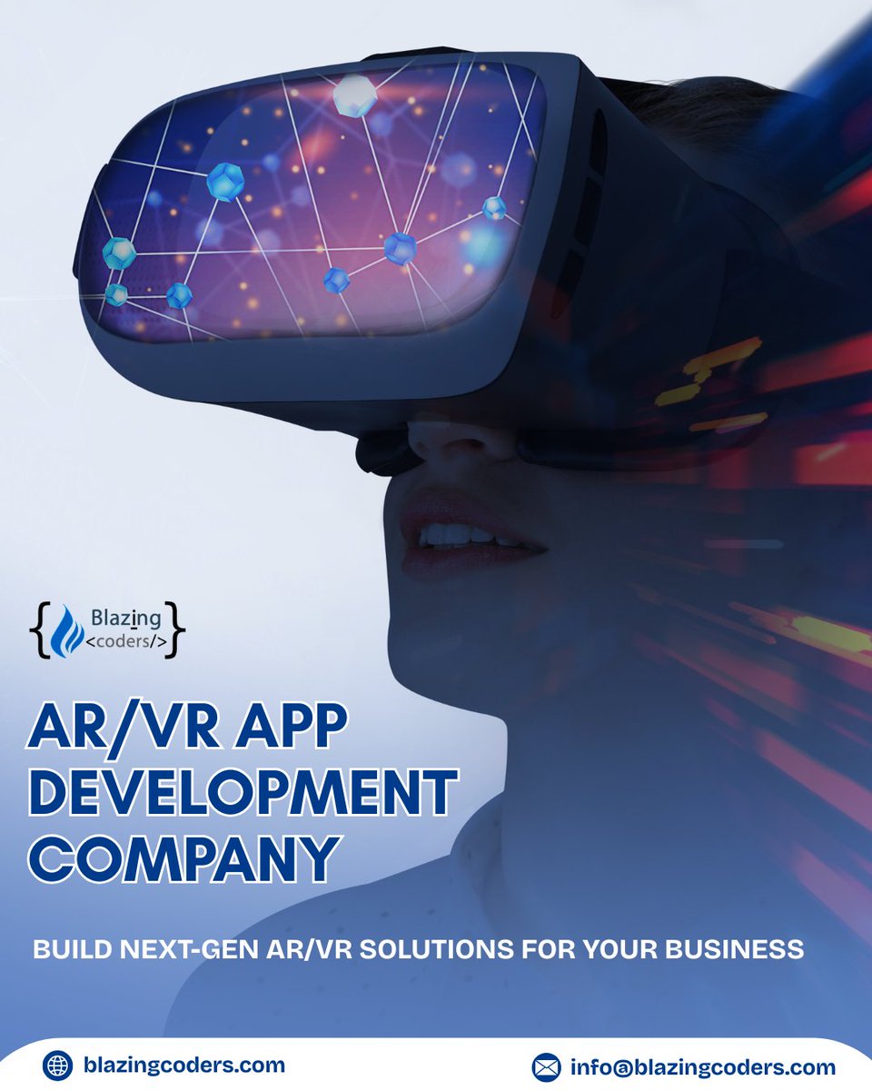 blazingcoders1's tweet image. Step into the Future with Blazingcoders!
Unlock immersive experiences with our cutting-edge AR/VR app development solutions.
🌐 blazingcoders.com
📩 info@blazingcoders.com
#Blazingcoders #ARDevelopment #VRSolutions #TechInnovation #FutureReady #ARVRApps #ImmersiveTech