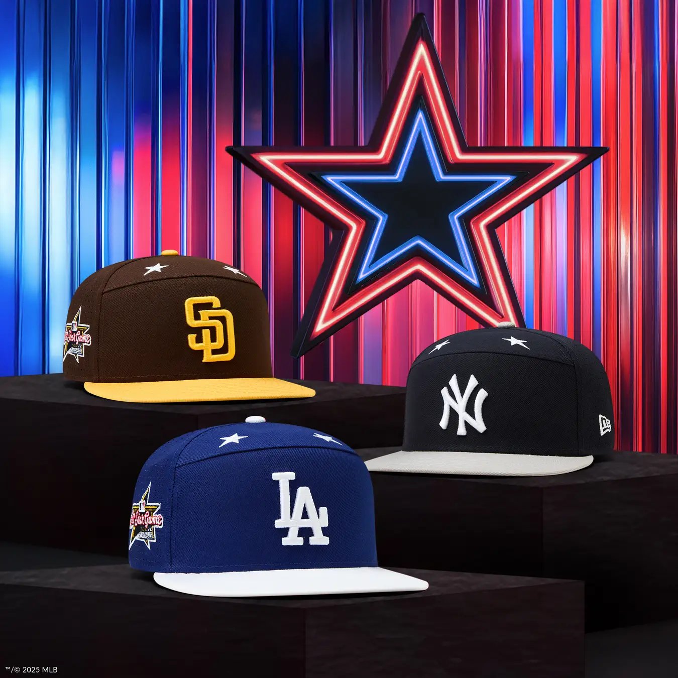 MLB1996年オールスター記念キャップ、他 MLBオールスター開催を記念したスペシャルなキャップが発売