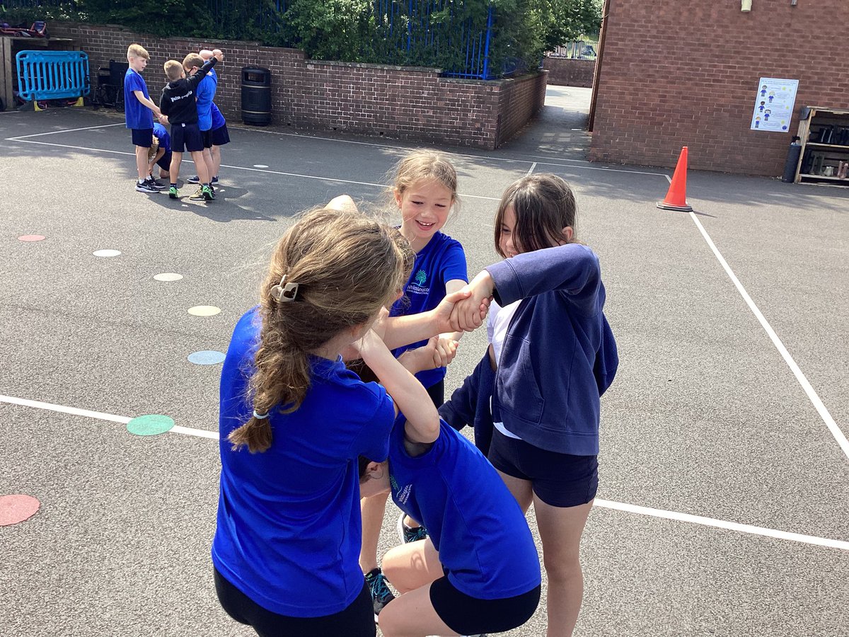 The Moles have been working on their team building skills this morning. So proud of their communication skills, sportsmanship and resilience!