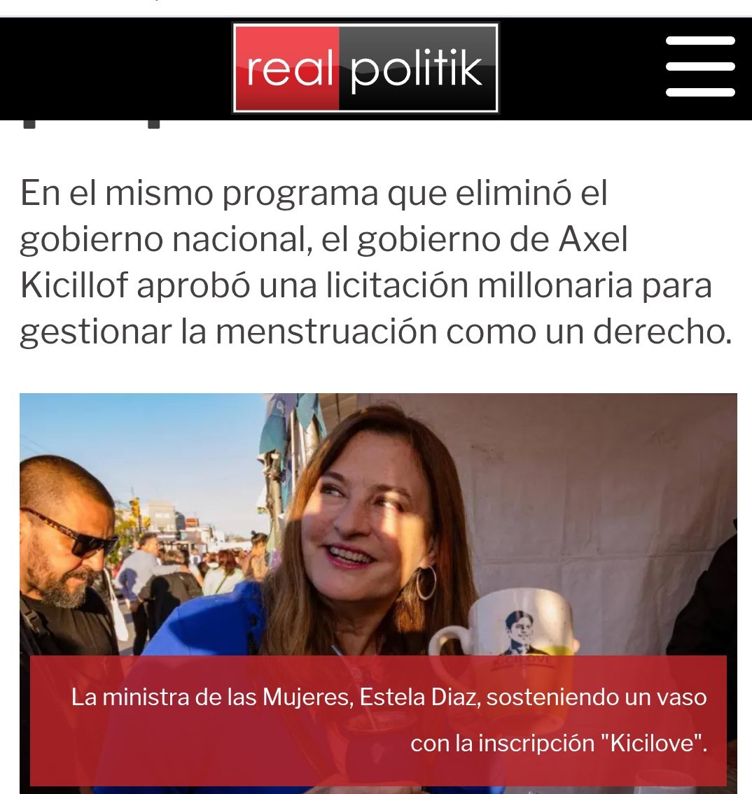 martinezmerce18's tweet photo. Sabias que Nación dejo de financiar el programa #MenstruAr ?
Pero el Gobernador Axel Kicillof destino $411millones de pesos para su propio programa #MenstruAr hasta vasos con la inscripción de #KiciLove 😂
Los bonaerenses somos muy boludos ! https://t.co/Pi90x8Uor5