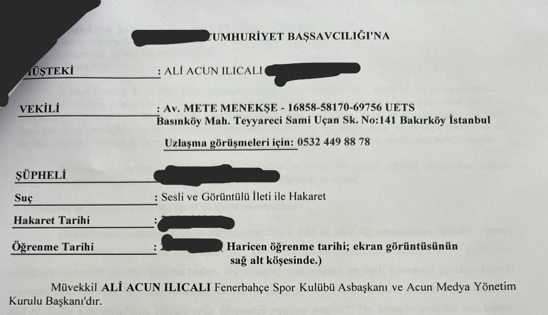 Sami Yen Haber (@_samiyenhaber) on Twitter photo <a href="/Fenerbahce/">Fenerbahçe SK</a> Madem niyetiniz ve amacınız tarafsızlık, o hâlde hem TFF Etik Kurulu üyesi olan hem de Acun Ilıcalı’nın avukatlığını yapan Hufeder üyesi Av. Mete Menekşe’yi istifaya davet edin. <a href="/Fenerbahce/">Fenerbahçe SK</a> Madem niyetiniz ve amacınız tarafsızlık, o hâlde hem TFF Etik Kurulu üyesi olan hem de Acun Ilıcalı’nın avukatlığını yapan Hufeder üyesi Av. Mete Menekşe’yi istifaya davet edin.
