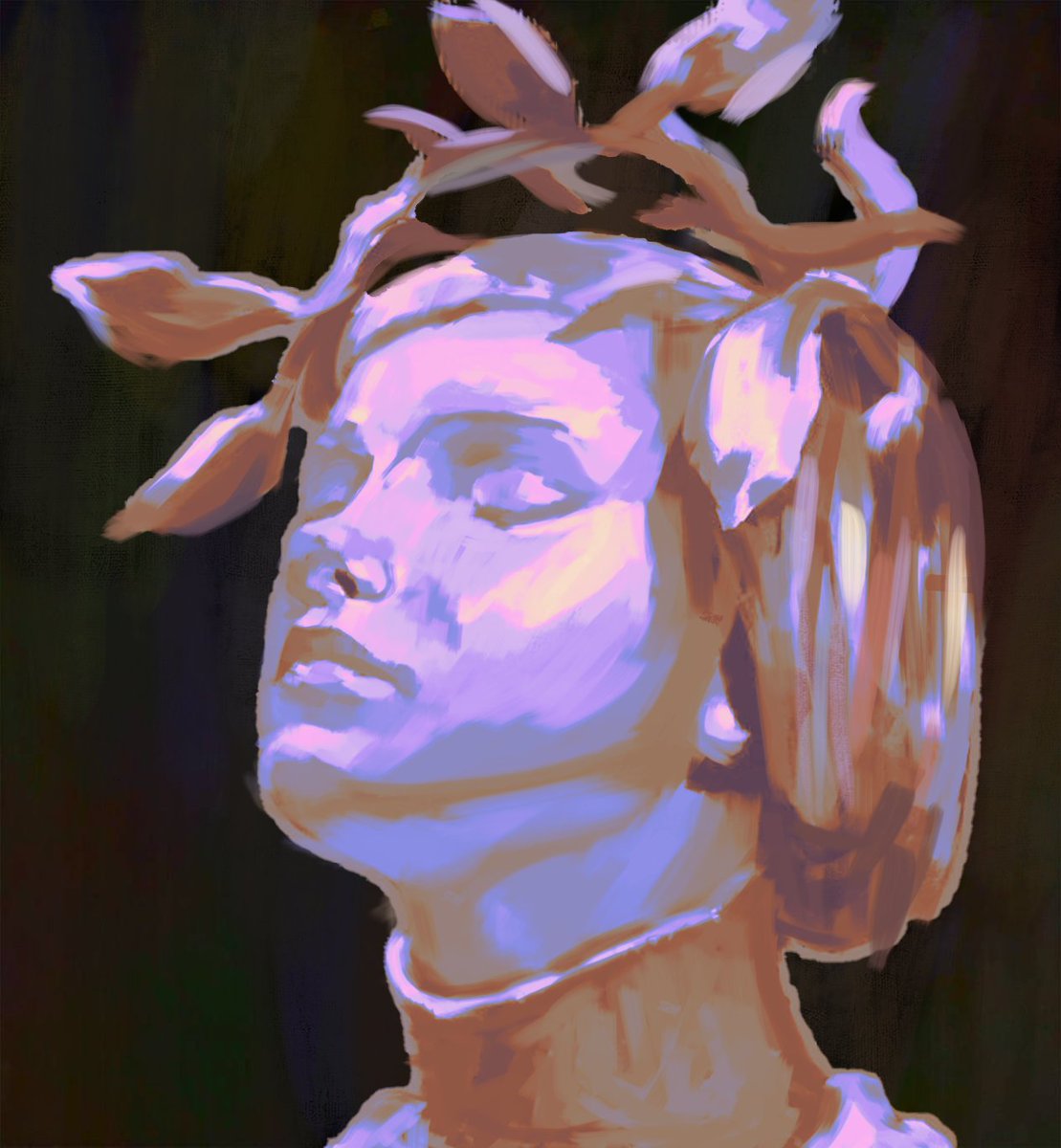 skiritoss's tweet image. A short evening sketch🙃