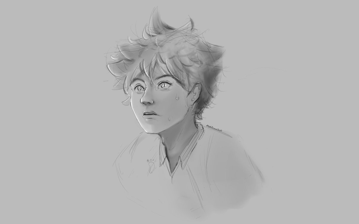 mentleGenDonk's tweet photo. Hinata Shoyo #haikyuufanart https://t.co/KXqa38u7Uc