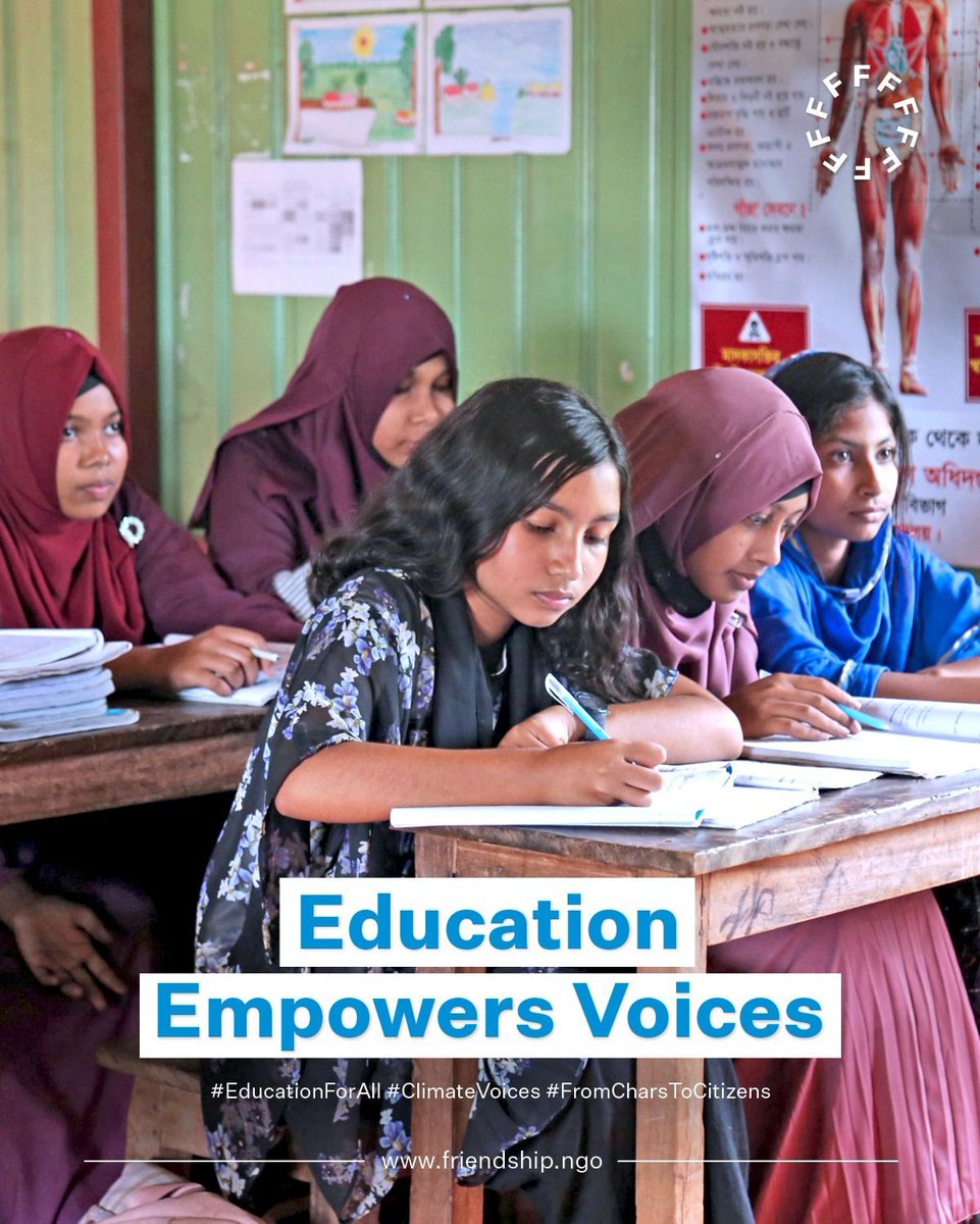In Bangladesh’s coastal regions, education is survival. Friendship Schools are making it possible, bringing learning to children in the most remote communities.

Four of those students are in Luxembourg, sharing their experiences:

friendship.ngo/eye-2025/

#friendshipngo