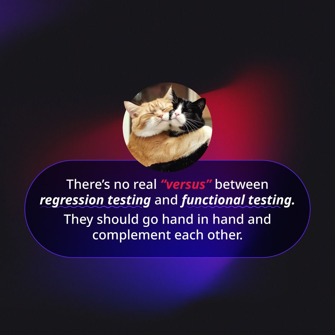 QAMadness's tweet image. We’re not redefining regression or functional testing. We’re putting them in the right context. 

Next to each other.

P.S. For those who want a full functional &amp;amp; regression testing breakdown: qamadness.com/regression-tes…

#softwaretesting #regressiontesting #functionaltesting