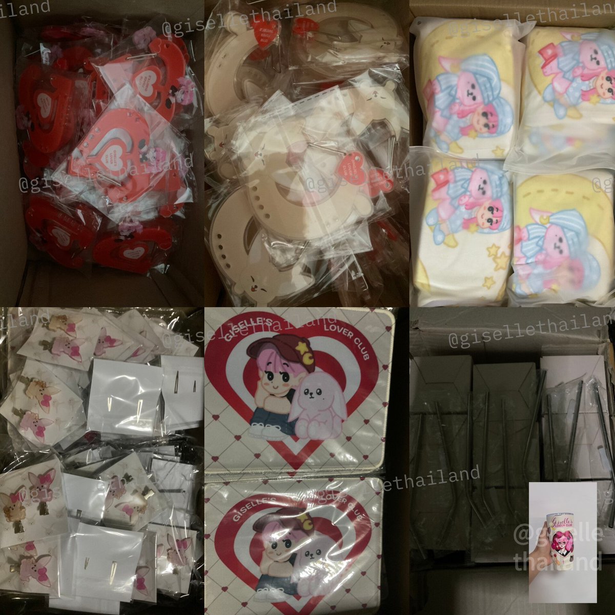 [UPDATE] ขณะนี้กู้ดส์ GISELLE's Lover Club ทั้งหมดได้ทำการผลิตเสร็จสิ้นเป็นที่เรียบร้อยค่ะ

♥︎ แจ้งเปลี่ยนที่อยู่ (~20/6)
forms.gle/mxT469dgXyWb6f…

ทางเราจะทำการแพ็คของและจัดส่งให้แก่ทุกท่านโดยเร็ว ขอบคุณค่ะ 🩷