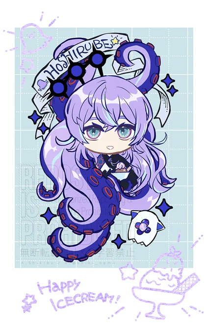 ↑の台紙と↓同封のチェキ風カード #にじそうさく10