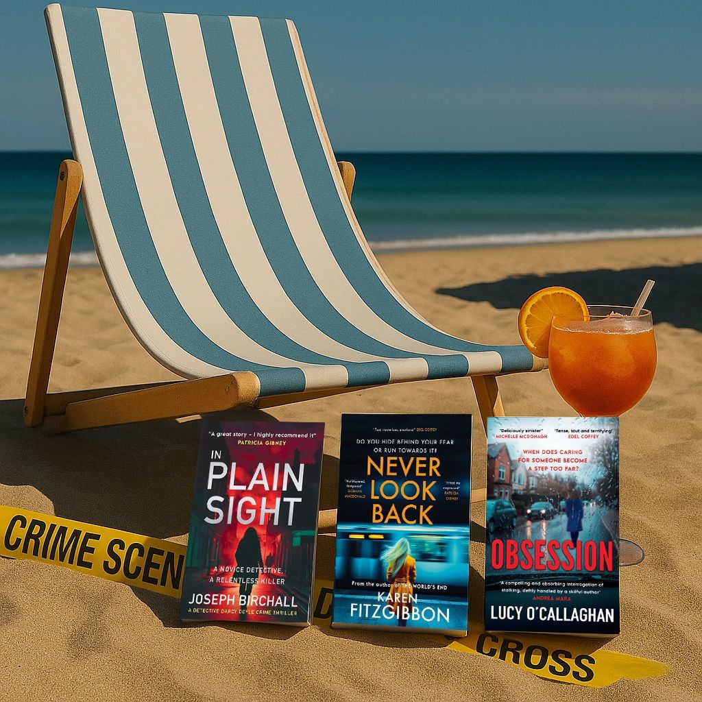 🌞 SPF won't save you from these twists.
3 scorching thrillers to burn through:
🔪 In Plain Sight – a rookie detective out of her depth
🚨 Never Look Back – a past that refuses to stay buried
💔 Obsession – love, lies, and something far worse
poolbeg.com