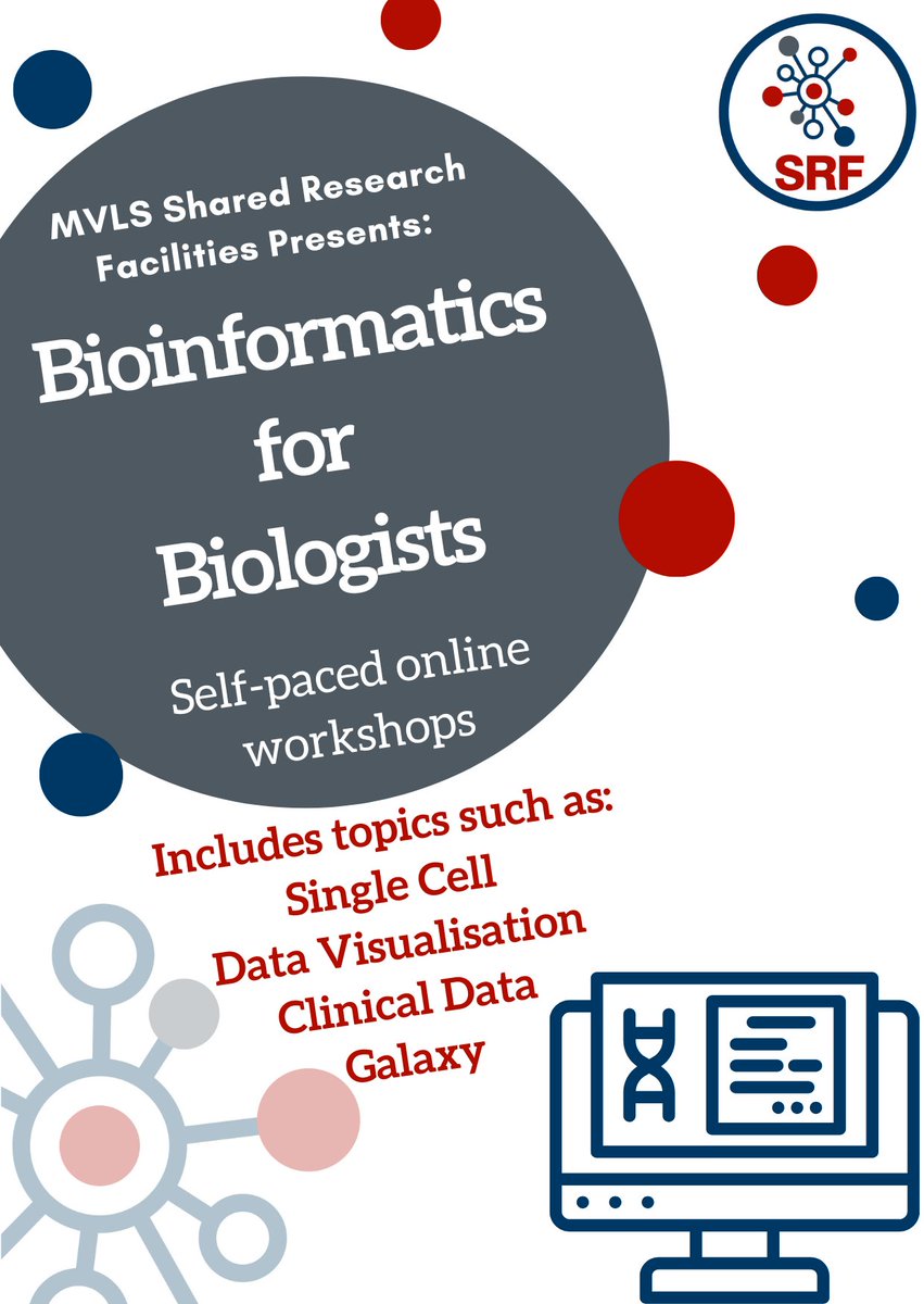 We run an intensive but self-led course to provide training in various aspects of bioinformatics, with online drop-in sessions throughout the year to support your learning!  For more info or to request access: gla.ac.uk/colleges/mvls/…