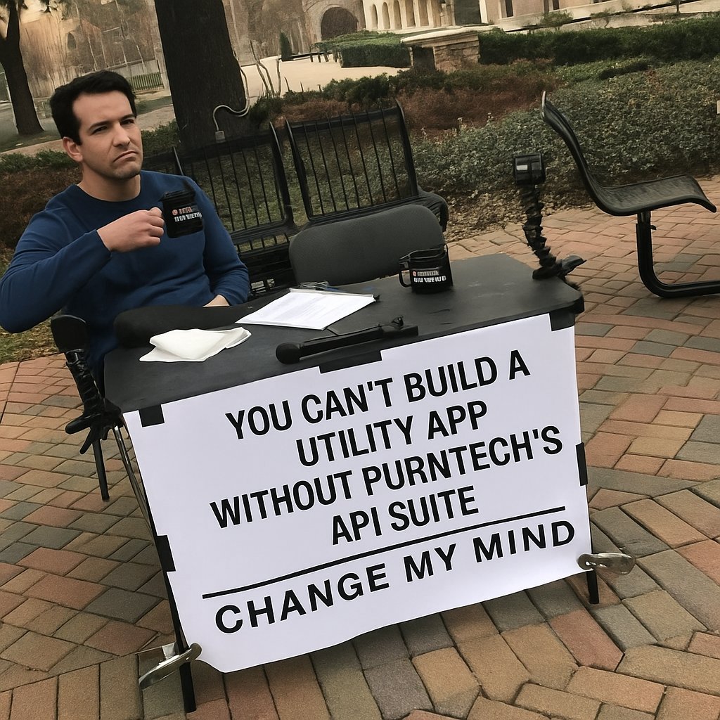 Purn001's tweet image. 🧠 Hot take? Or just facts?
Building a utility app without Purntech’s BBPS + Recharge API Suite is like building a car without wheels. 🚗💨
Don’t argue. Just integrate. 😎
#ChangeMyMind #Purntech #FintechAPIs #BBPS #RechargeAPI #UtilityApp #StartupTools #DigitalSolutions