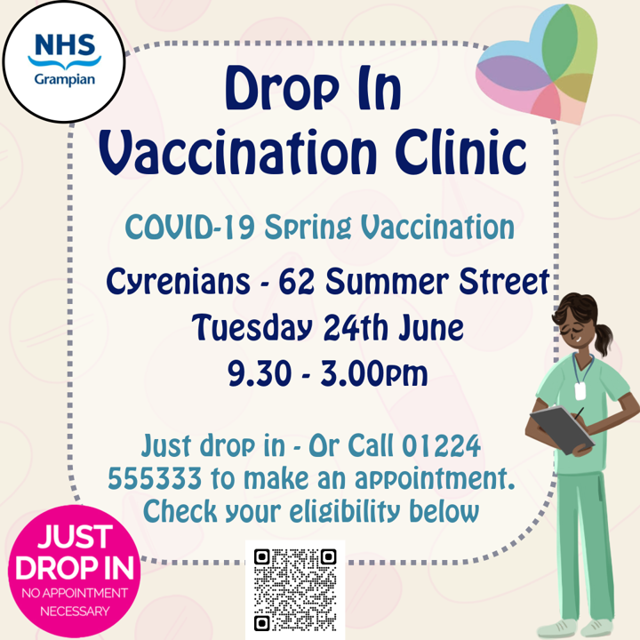 👩‍⚕️🏥  COVID-19 Vaccination Programme 
Are you eligible for a Covid-19 vaccine, but been unable to make your appointment?  Drop in to get your jab, no appointment needed.  
Not sure if you're eligible?  Check out 👉 loom.ly/3o5YLQM