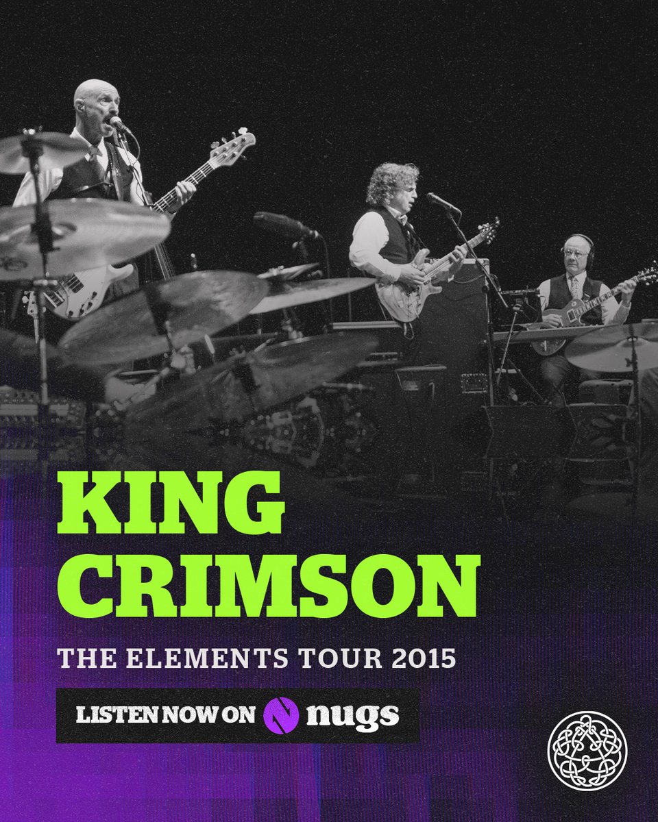 DGMHQ's tweet image. The first King Crimson UK Tour dates of the 21st century are now streaming at nugs.net/kingcrimson
Listen to 11 shows from the 2015 'Elements Tour' — featuring new tracks and classics returning after 40 years.
Start a free trial or get the $5/mo streaming deal.