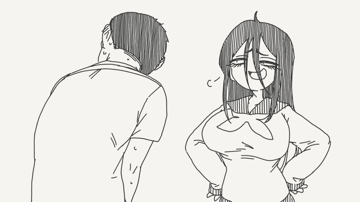 horideiyasumi's tweet photo. 理由は人それぞれな絵です。 https://t.co/RwPpDBGyMq