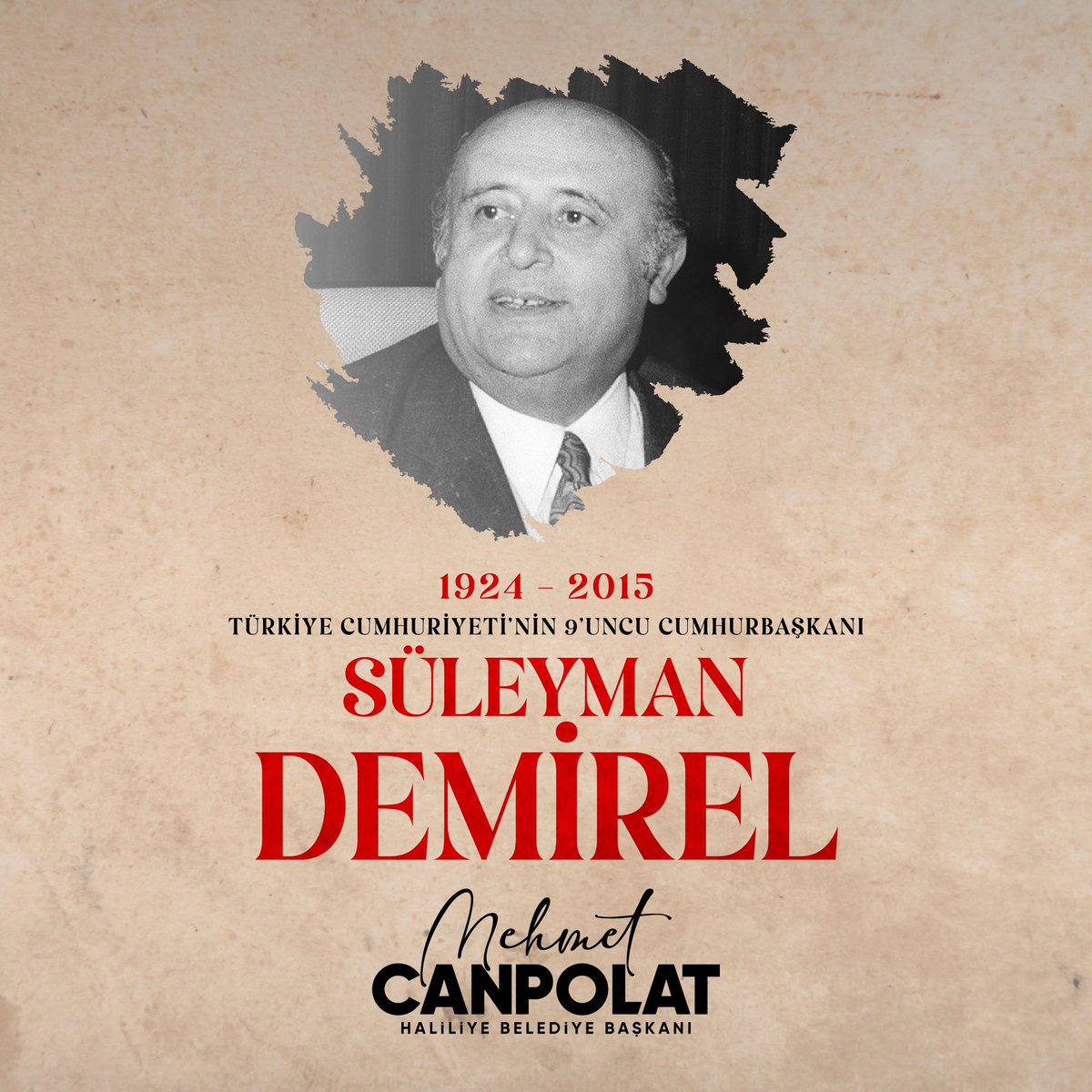 Milletimize uzun yıllar hizmet eden değerli devlet adamı, 9. Cumhurbaşkanımız merhum Süleyman Demirel’i vefatının sene-i devriyesinde rahmet ve minnetle anıyorum.