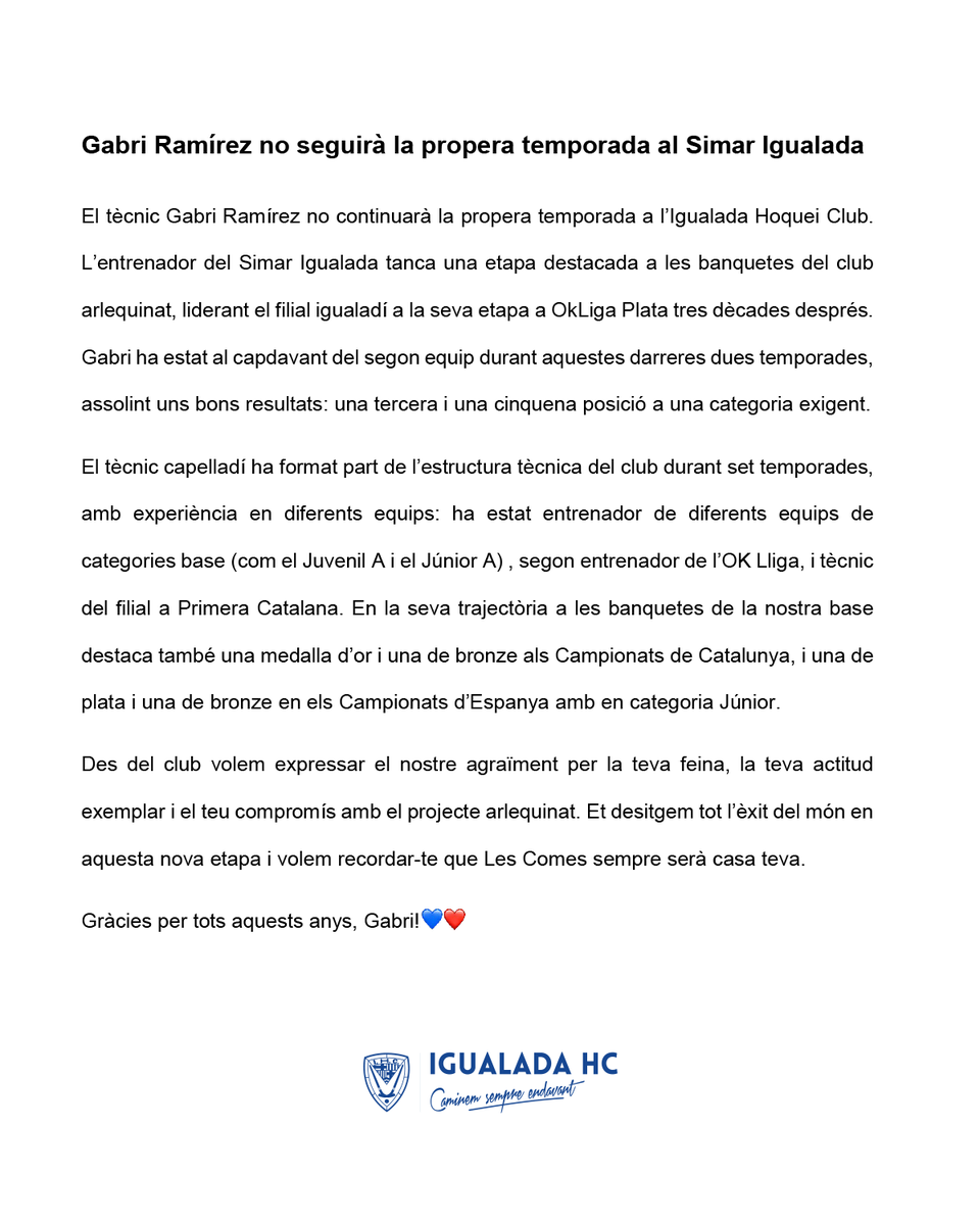 Igualada Hoquei Club tweet media