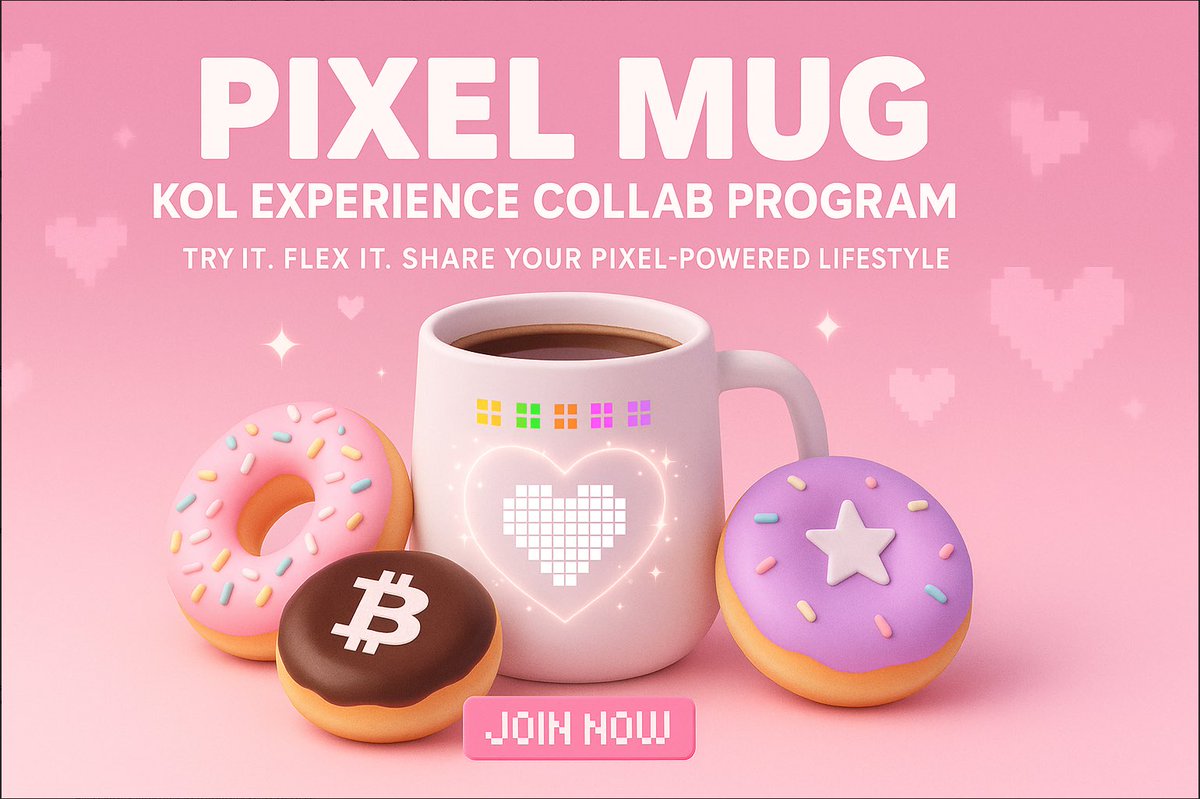 UNIVOICE_'s tweet image. 🎤 Calling all creators, tastemakers, and Web3 KOLs:
Pixel Mug is launching an exclusive KOL Experience Collab Program ☕🧠
 Try it. Flex it. Share your pixel-powered lifestyle.
Apply now👇
 🔗 docs.google.com/forms/d/e/1FAI…
#PixelMug #KOLProgram #Web3Lifestyle #CreatorCollab #AIPIN
