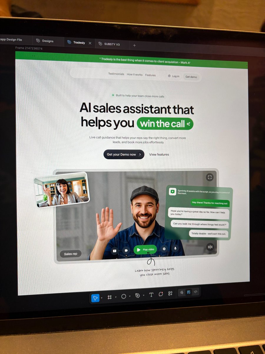 You need a hero section that explains what a product does in seconds 🫡