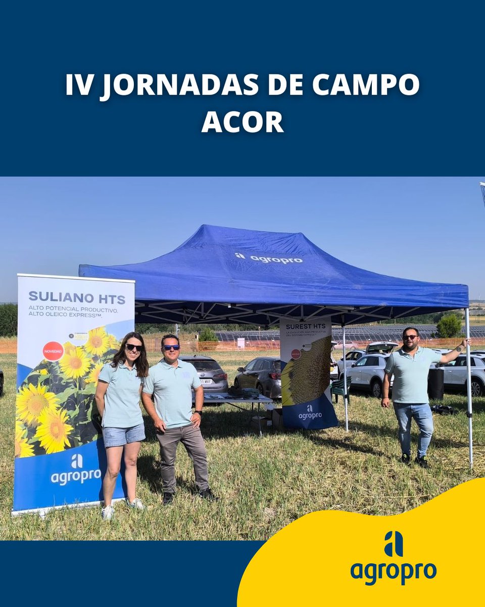 AgroproEs's tweet photo. Estos días estamos disfrutando de las IV Jornadas de Campo de Acor en 📍 Soto de Cerrato (Palencia).

¡Este año, centrada en el riego y el uso eficiente del agua! 💧

🌐https://t.co/PEQgdJ3u0A

#agropro #jornadadecampo https://t.co/MeuHRRqnWF