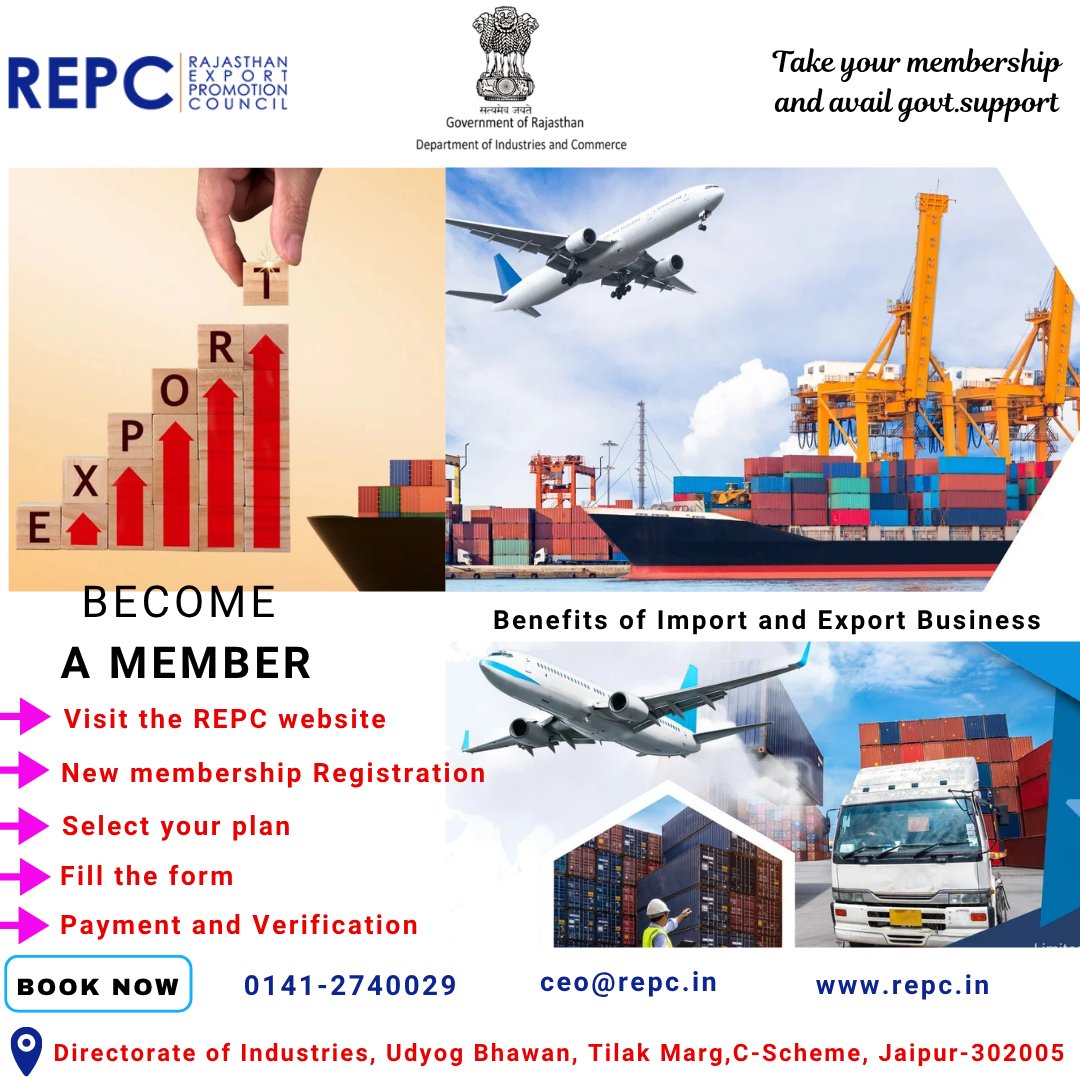 Rajasthan Export Promotion Council (REPC) tweet media