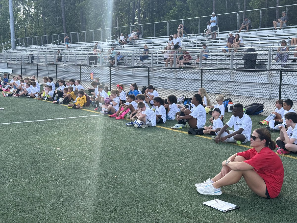 Great first night of War Eagle Soccer Camp at The Battleground! 🦅⚽️