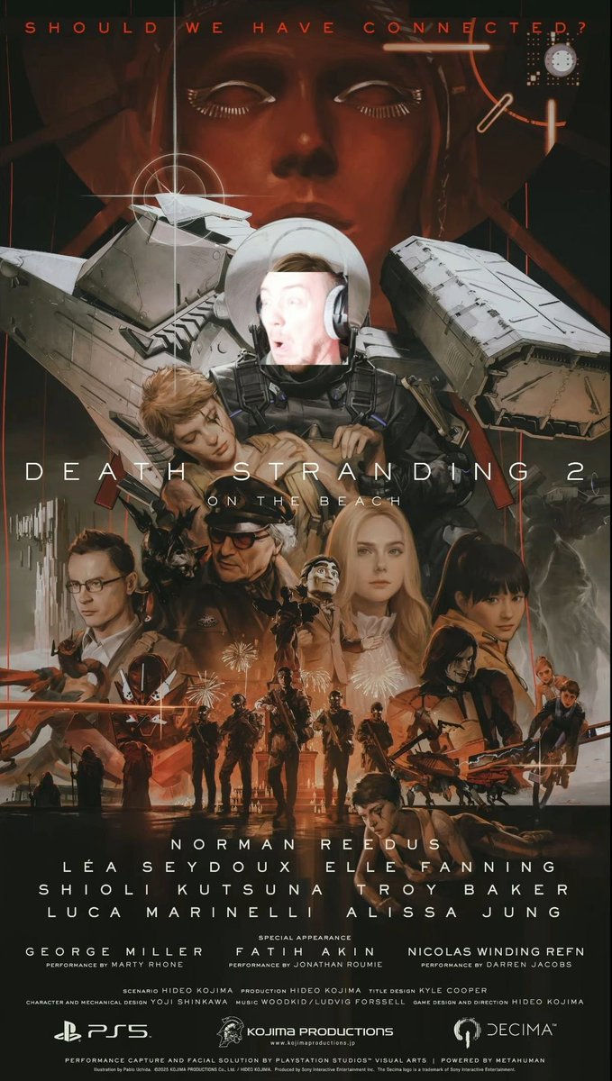 ⚠️MARK THE DATE!⚠️

Tuesday, June 24, 2025 7:00 PM CEST

Next week it is finally time, Death Stranding 2 will release on the 26th of June. 
We are able to dive in 2 days early!

We will do an unboxing of the Collector's Edition and do a Death Stranding 2 marathon, afterward!