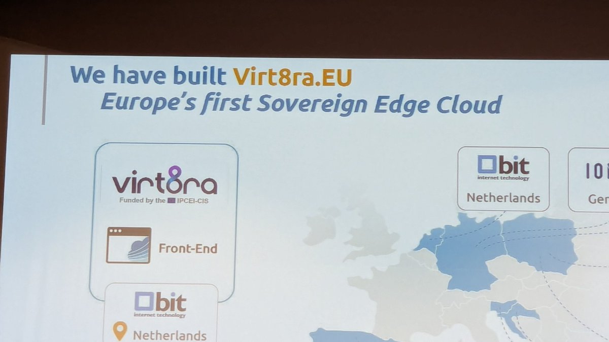 rdelavega's tweet image. L,excompany,  @jordiguijarro (ara a open nebula) explica a la  #tac25 una iniciativa EU en termes de sobirania digital en termes de cloud i edge. Your cloud, your rules...