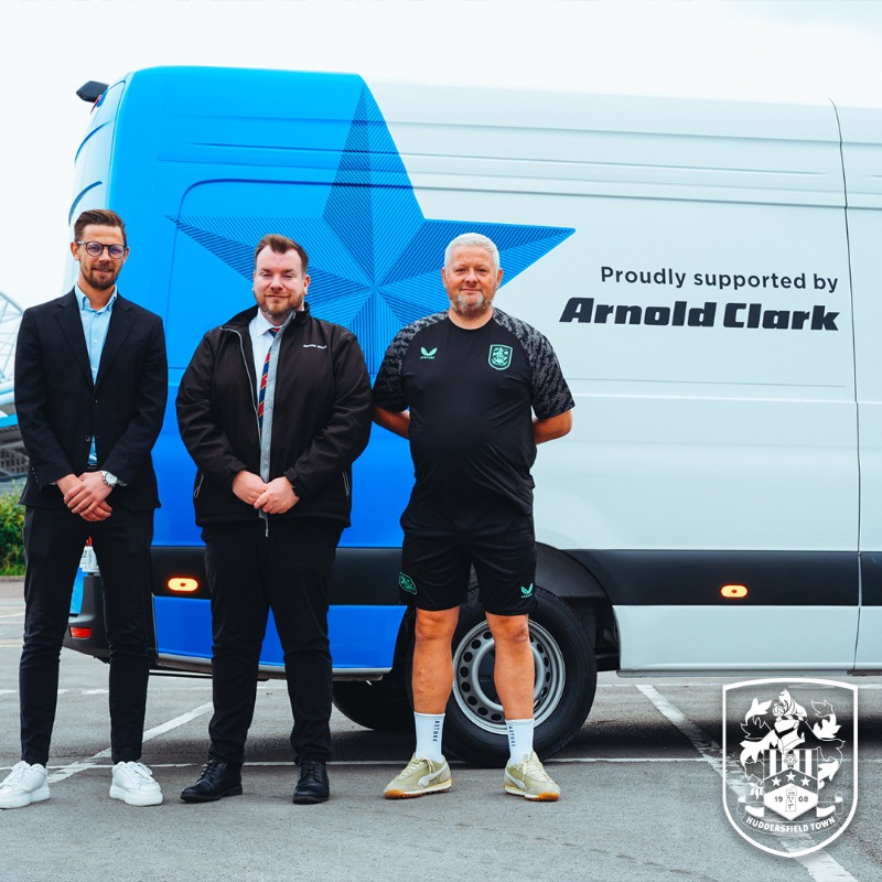htafc's tweet photo. 🚘 We’re excited to announce that Arnold Clark have become our Official Vehicle Partner for the 2025/26 season!

More below ⤵️

#htafc