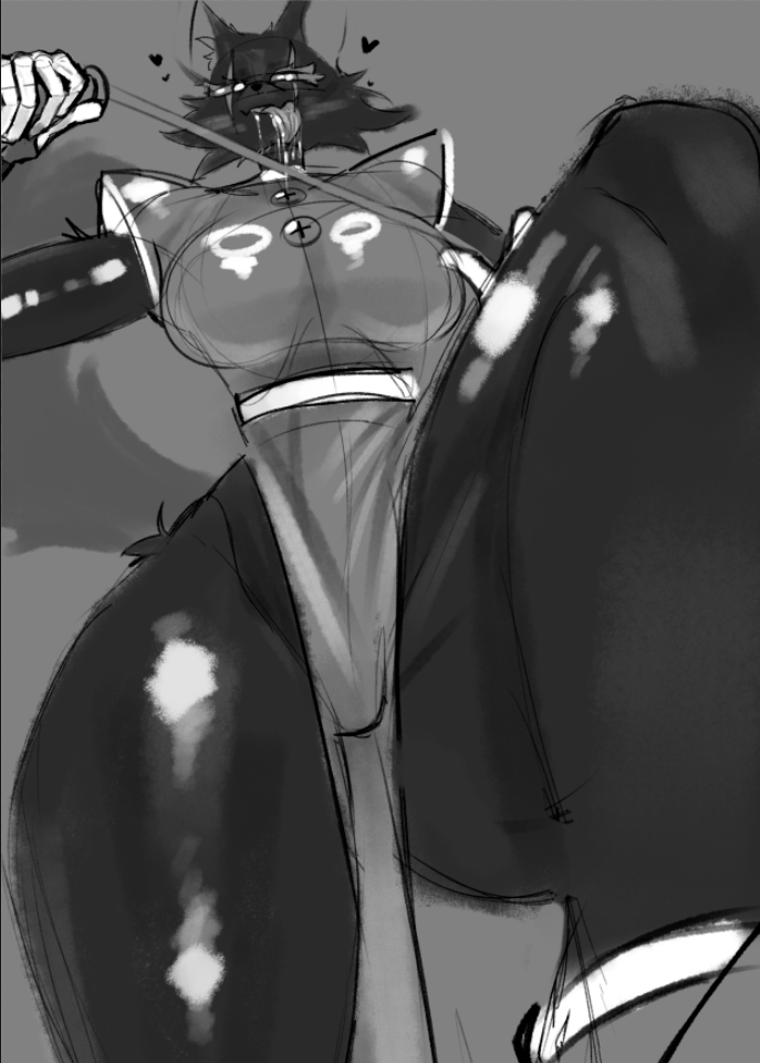 Blinchosg25's tweet photo. Pack Leader Highwire in Tasque Manager outfit (WIP) #WIP #DELTARUNE #TasqueManager #FortniteHighwire #FortniteArt https://t.co/RUmKuwrPmy